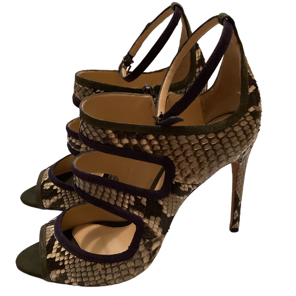 Alexandre Birman Snake Print Sandals - image 4
